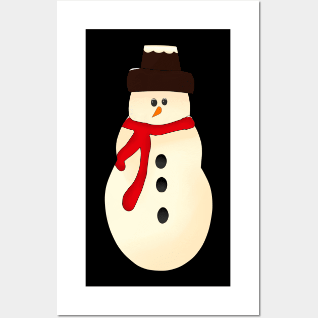 Cookie snowman Wall Art by Rasheba